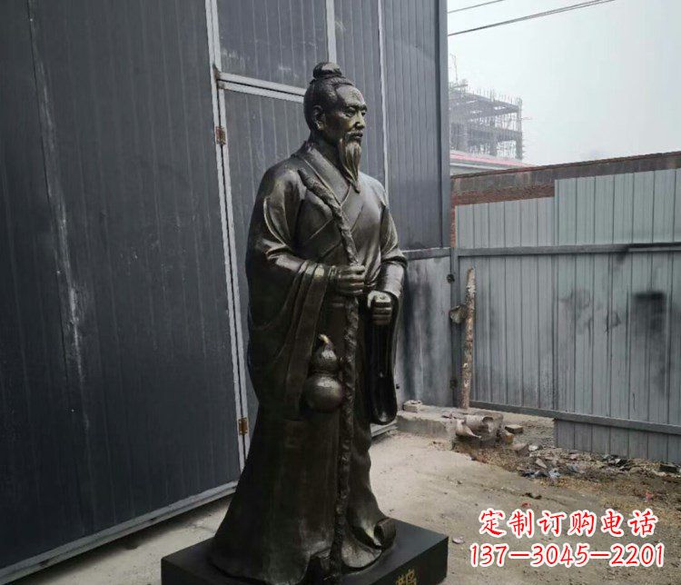 临沂扁鹊人物古代名医铜雕摆件