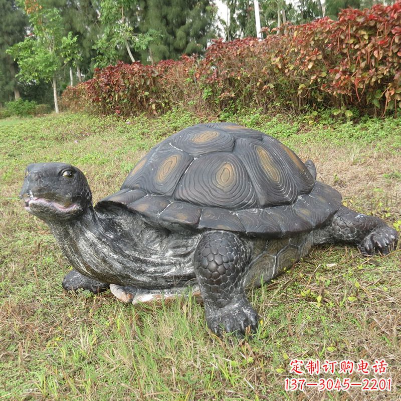 临沂玻璃钢乌龟雕塑传承古老文化