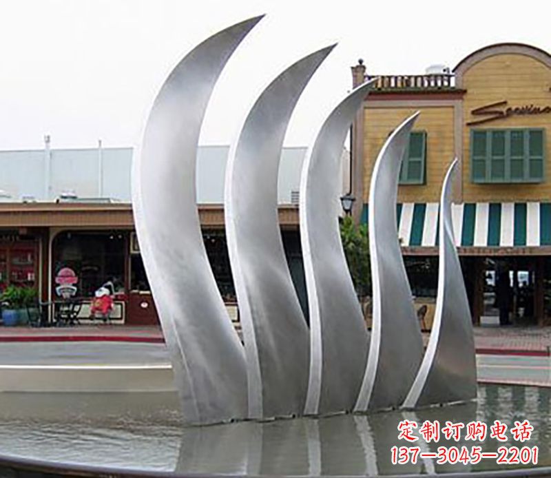临沂不锈钢翅膀雕塑
