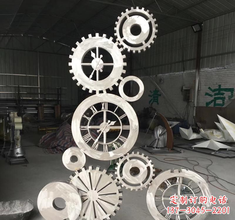 临沂不锈钢齿轮景观雕塑