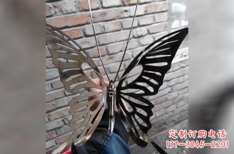 临沂精美不锈钢蝴蝶雕塑