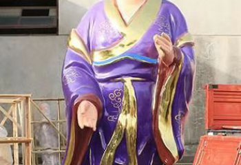 临沂玻璃钢宗教庙宇彩绘八仙神像