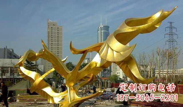 临沂不锈钢大雁雕塑——一件传承中华文化的艺术杰作