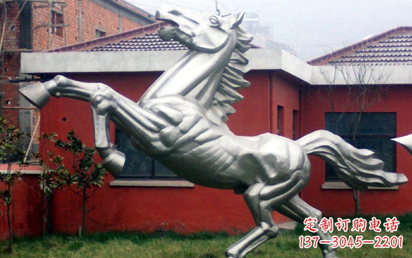 临沂不锈钢动物奔马雕塑