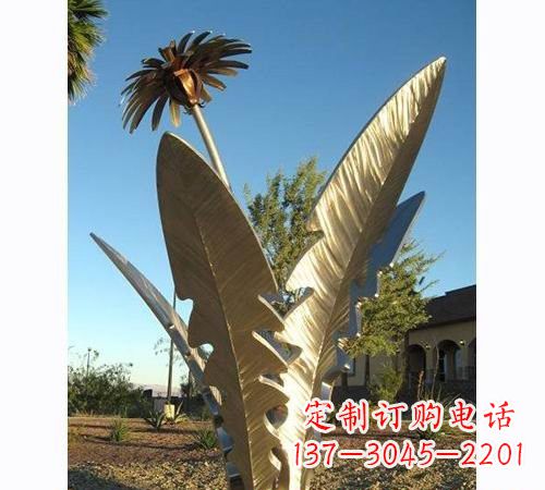 临沂不锈钢蒲公英雕塑——点缀公园美景