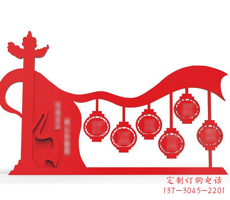 临沂不锈钢华表灯笼社会主义核心价值观