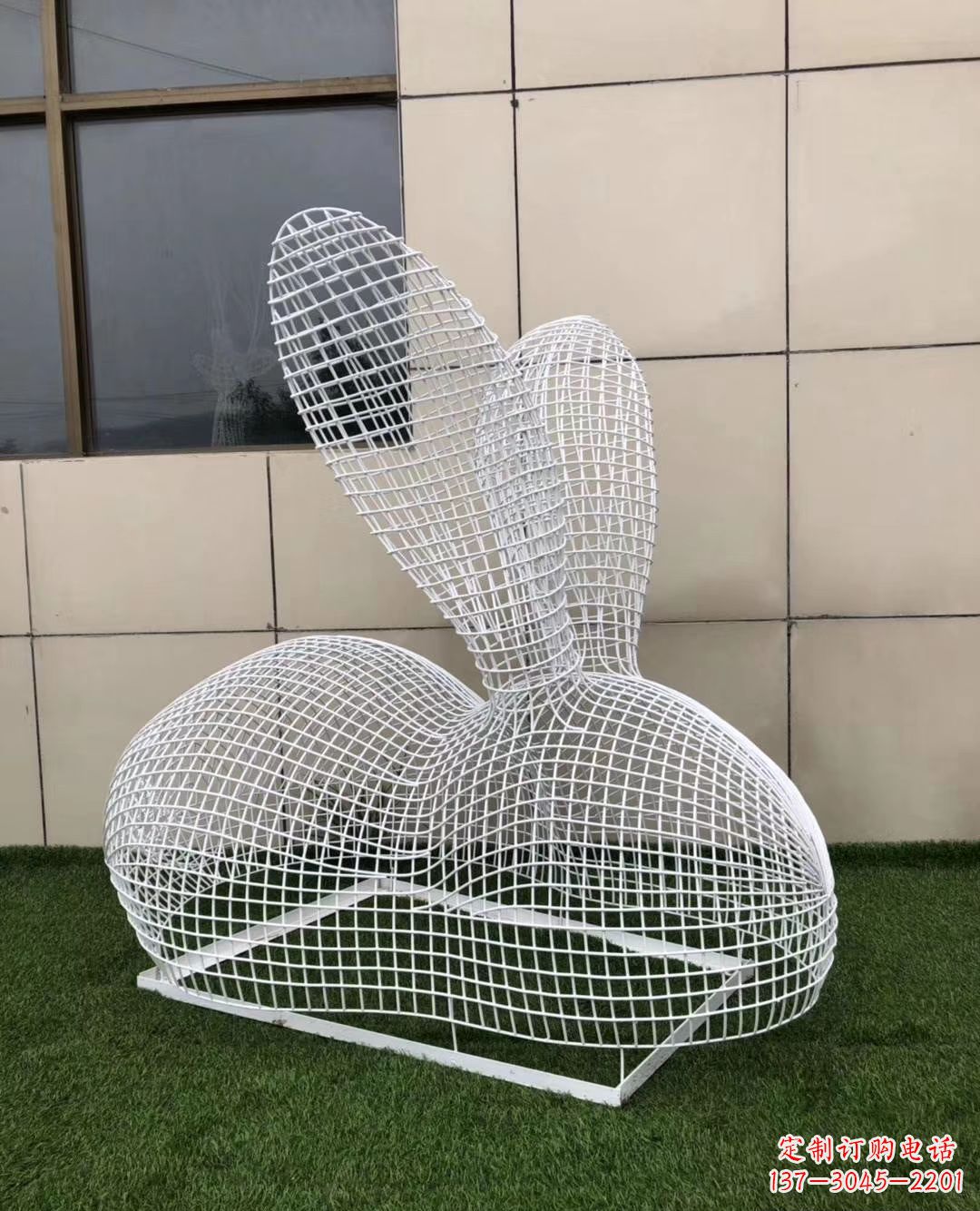 临沂不锈钢镂空动物雕塑精致美观的艺术品