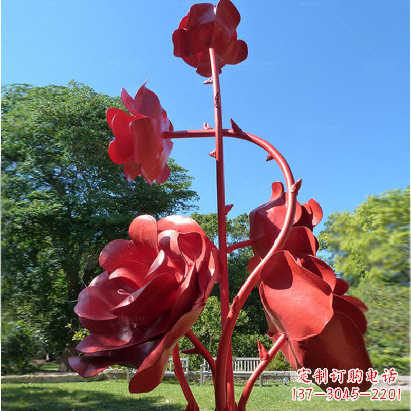 临沂玫瑰雕塑艺术的精美表达