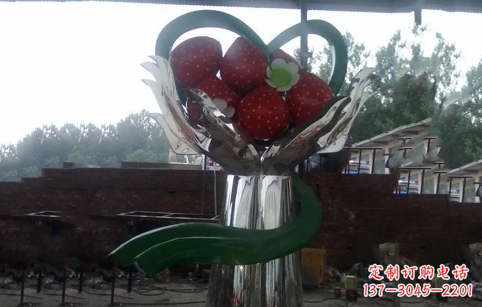 临沂不锈钢水果雕塑精美绝伦