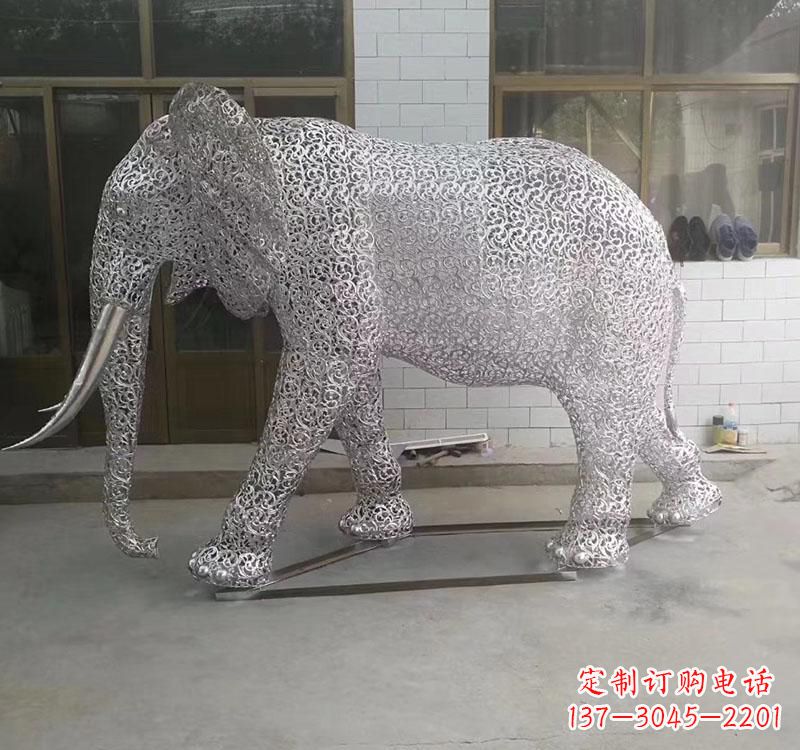 临沂不锈钢大象雕塑它的魅力无限