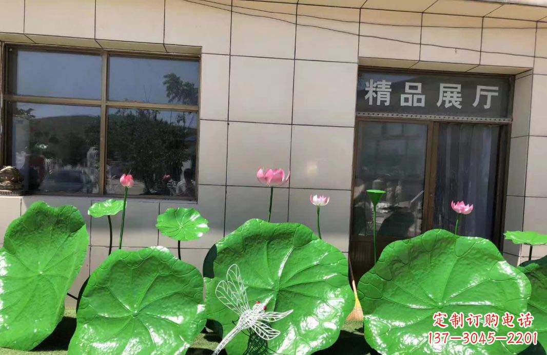 临沂不锈钢荷叶雕塑艺术性与美感的完美结合