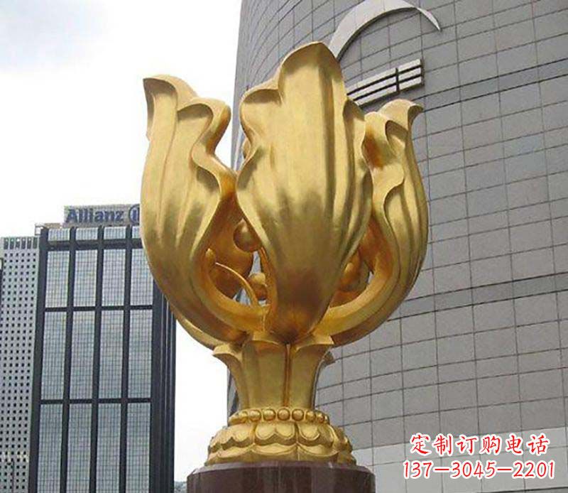 临沂紫荆花雕塑——精美艺术品