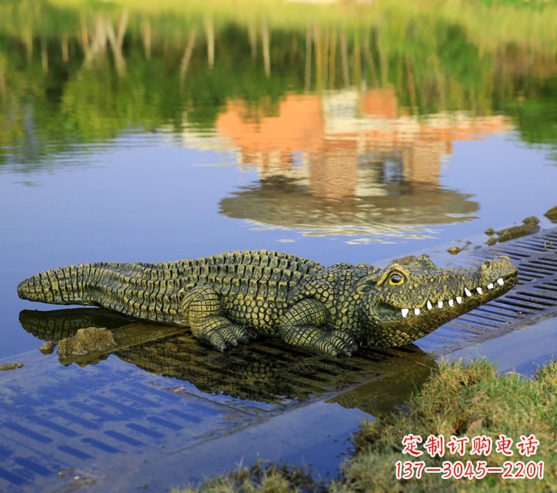 临沂玻璃钢水池雕塑——池塘水景的精美装饰