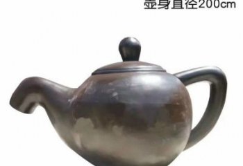 临沂青铜茶壶雕塑——彰显传统文化的艺术精髓