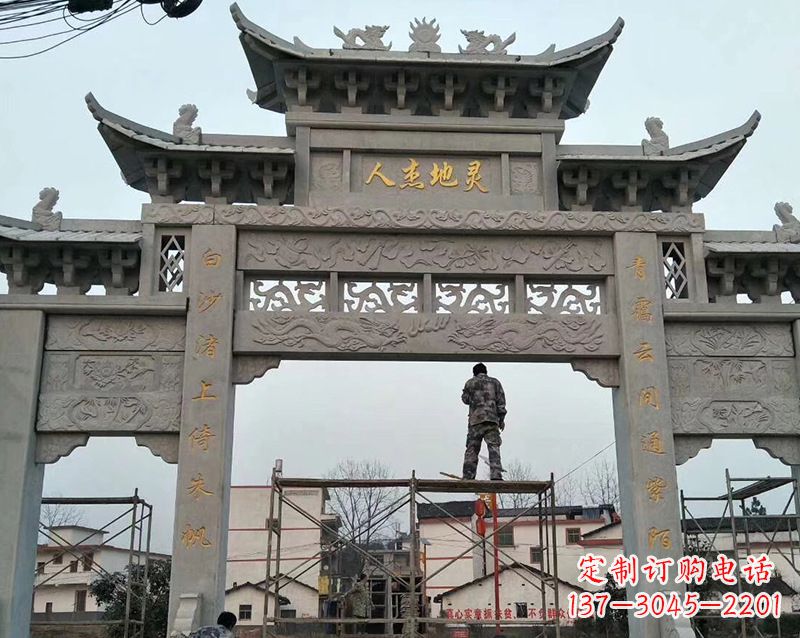 临沂牌坊雕塑