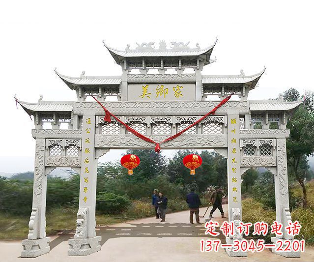 临沂牌坊雕塑珍贵的传统文化