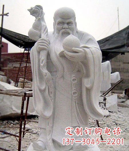 临沂大理石寿星雕塑