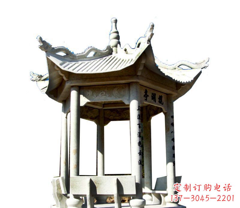 临沂大理石凉亭石雕,历史韵味浓郁