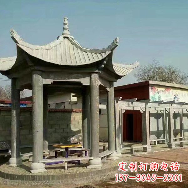 临沂大理石凉亭庭院亭子