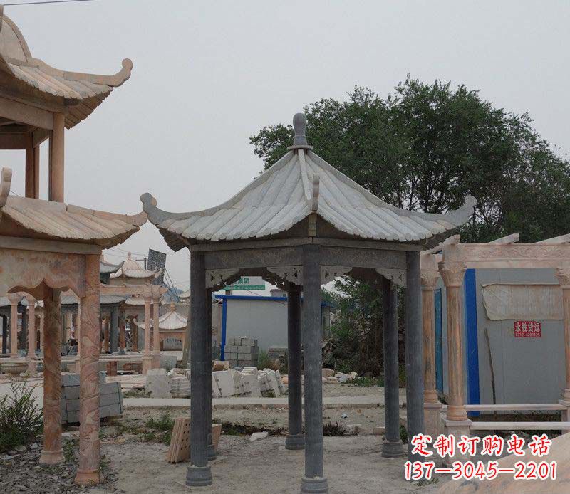 临沂大理石凉亭精美石雕