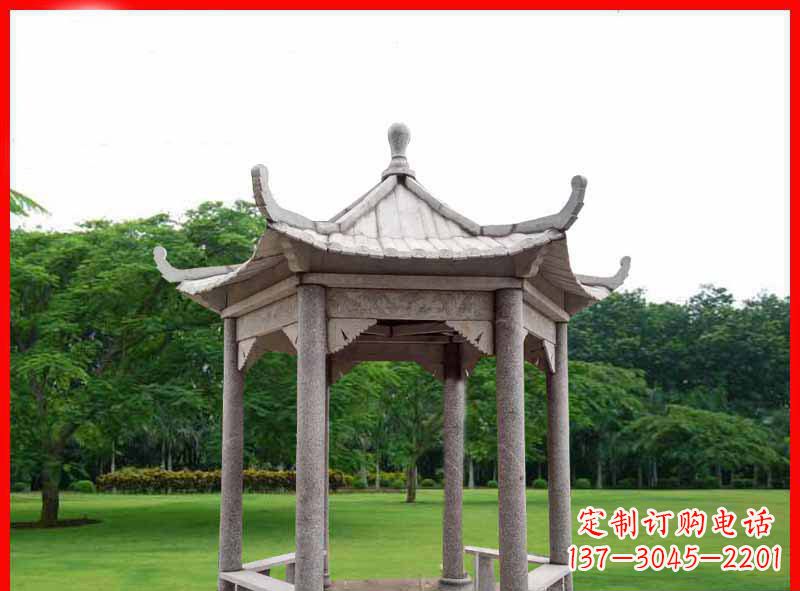 临沂精致大理石凉亭雕塑