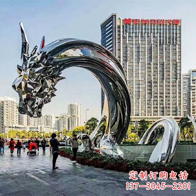 临沂不锈钢创意动物雕塑