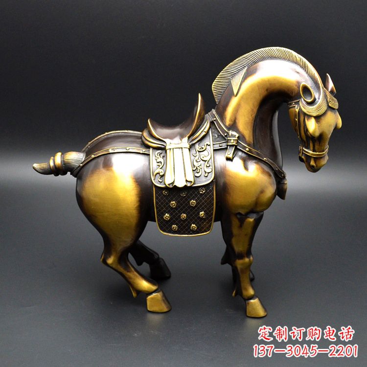 临沂精美仿古铜马雕塑
