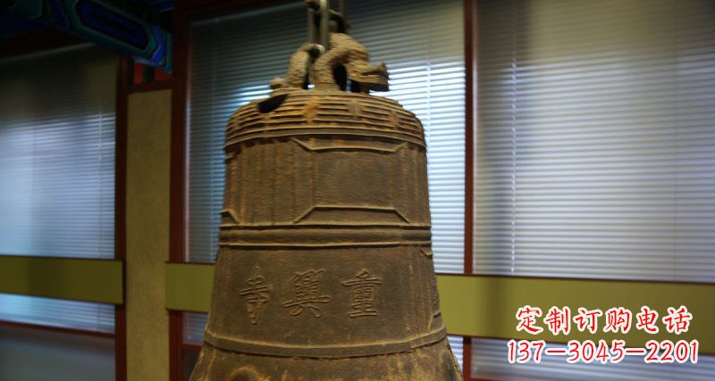 临沂仿古铜钟寺庙铜雕