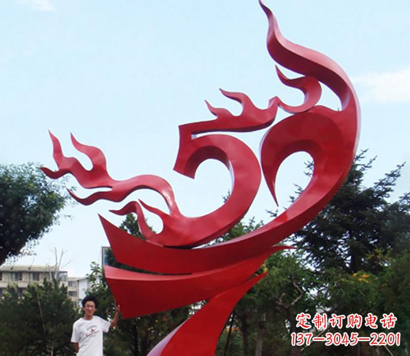临沂梦幻飘带景观雕塑