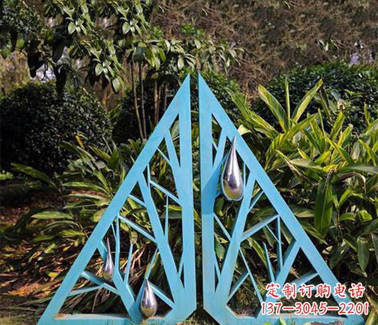 临沂 风格树枝不锈钢景观雕塑