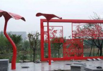 临沂不锈钢龙凤雕塑