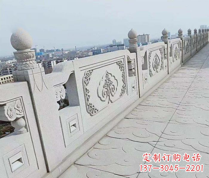 临沂精美大理石栏板雕塑