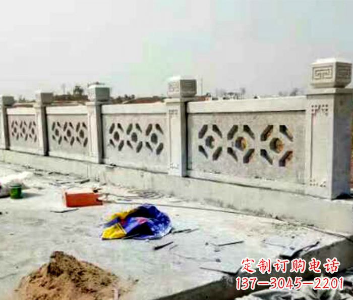 临沂公园大理石栏板石雕