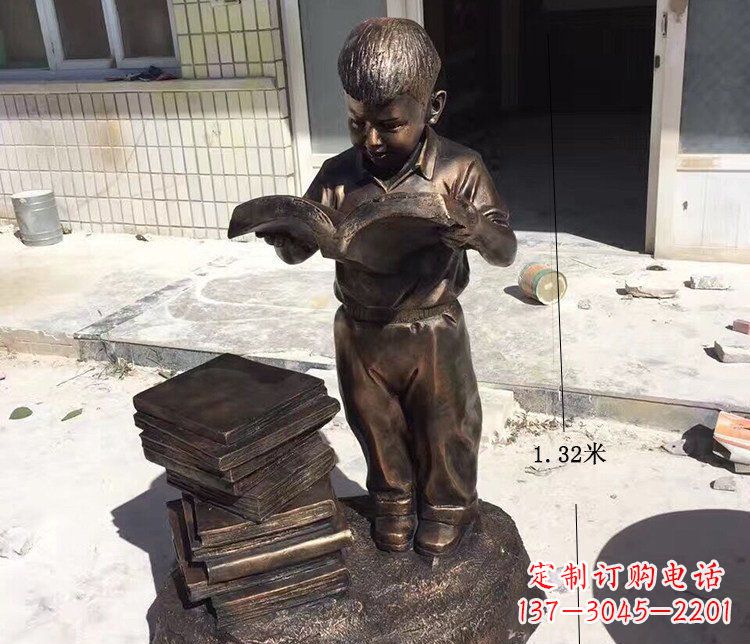 临沂杰出的小孩铜雕