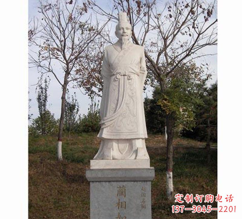 临沂领雕塑：精致古代名人石雕