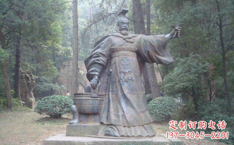 临沂汉武帝古代名人铜雕