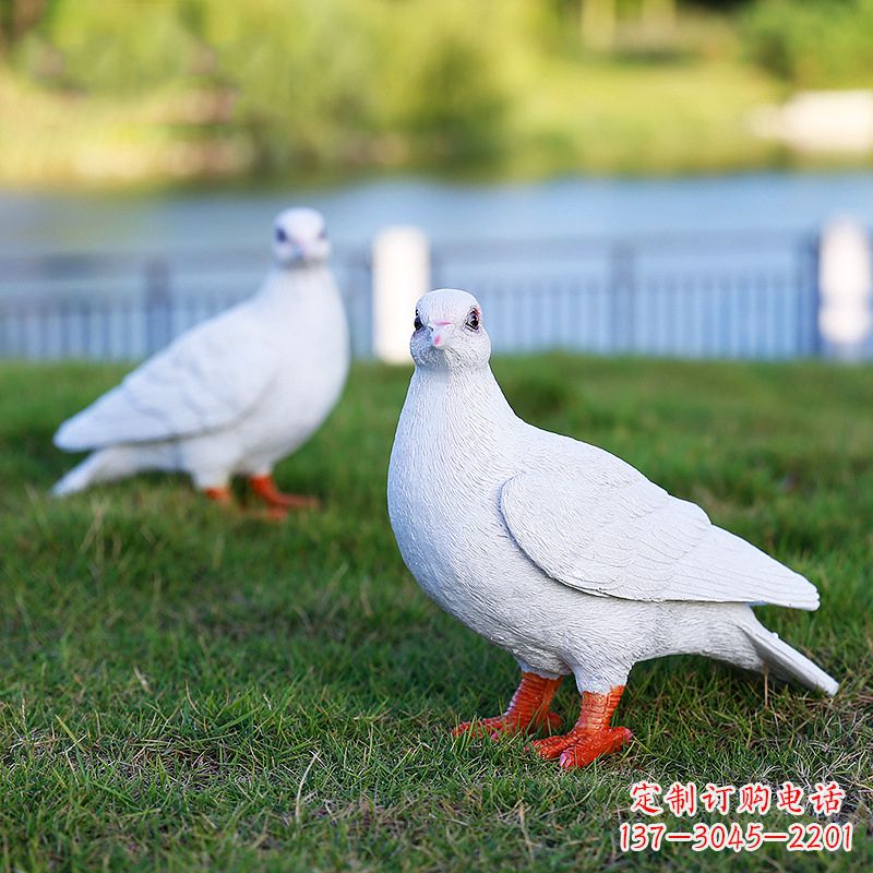 临沂和平鸽与少女雕塑