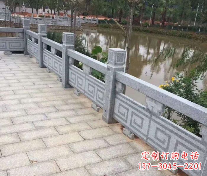 临沂中领雕塑护城河建筑石雕栏板
