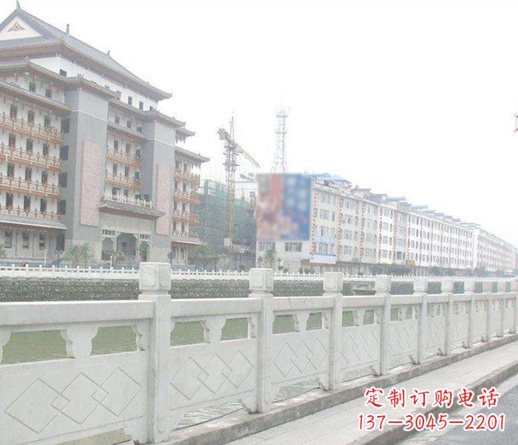 临沂流光溢彩的大理石栏板石雕
