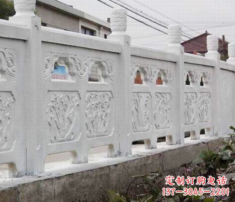 临沂优雅大理石栏板雕塑