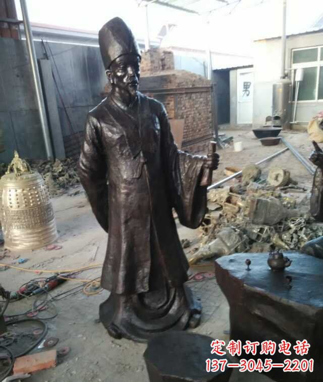 临沂李时珍古代名医铜雕