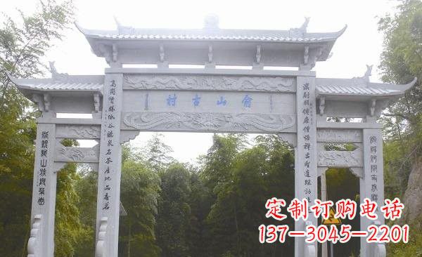 临沂让精美的牌坊雕塑为您打造精美环境
