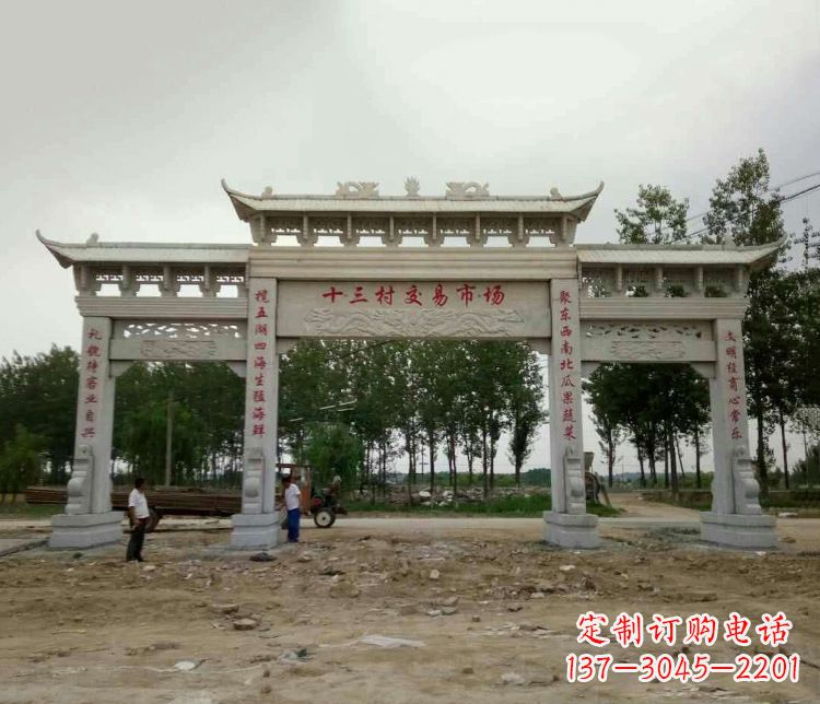 临沂精美石牌坊雕塑，令你惊艳无比