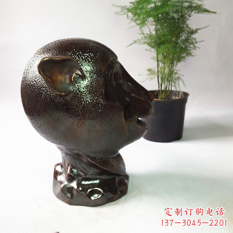 临沂中领雕塑：精美艺术品——猴年生肖铜兽雕塑