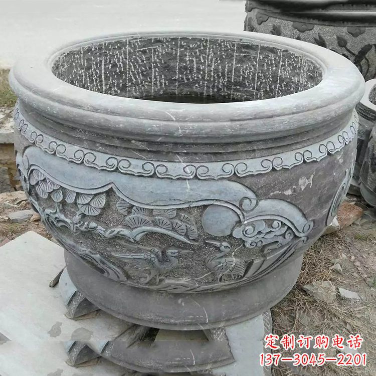 临沂石刻园林鱼缸