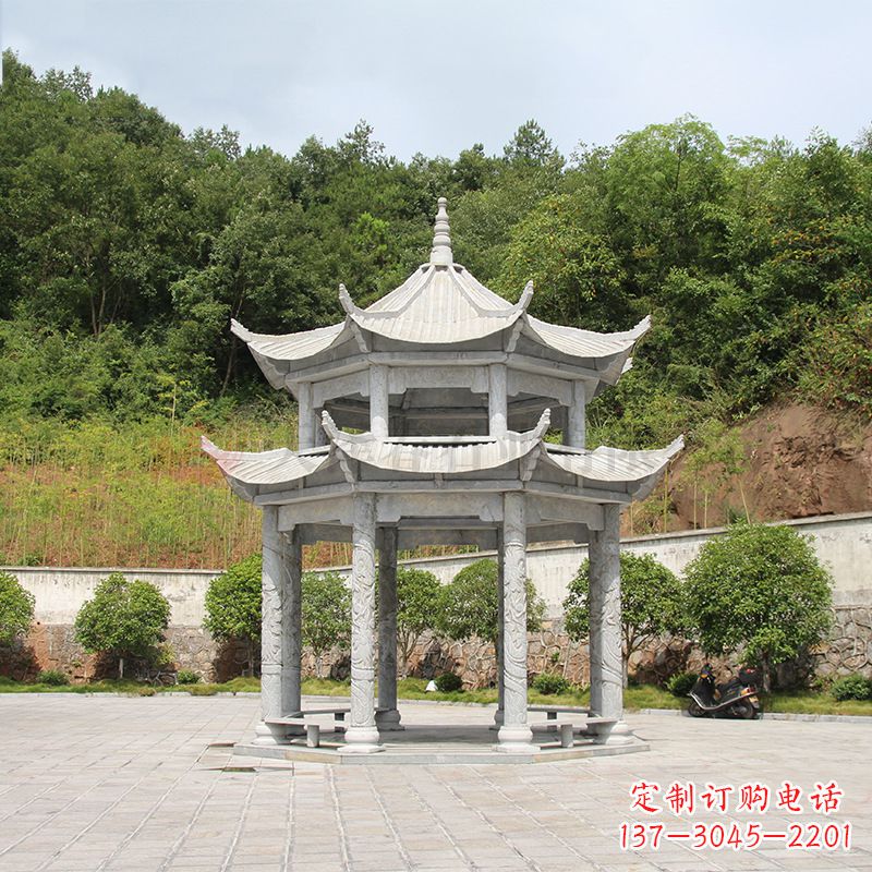 临沂双层庭院石凉亭