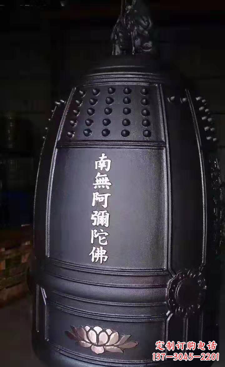 临沂寺庙铜钟雕塑户外景观雕塑