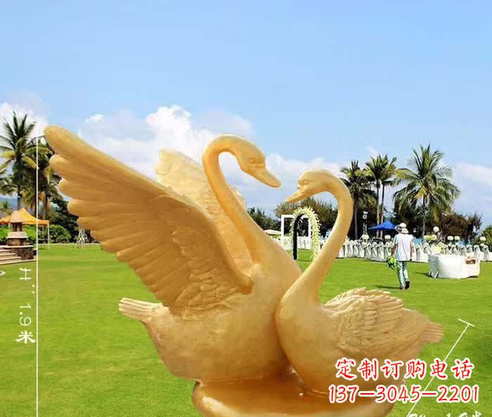 临沂天鹅铜雕