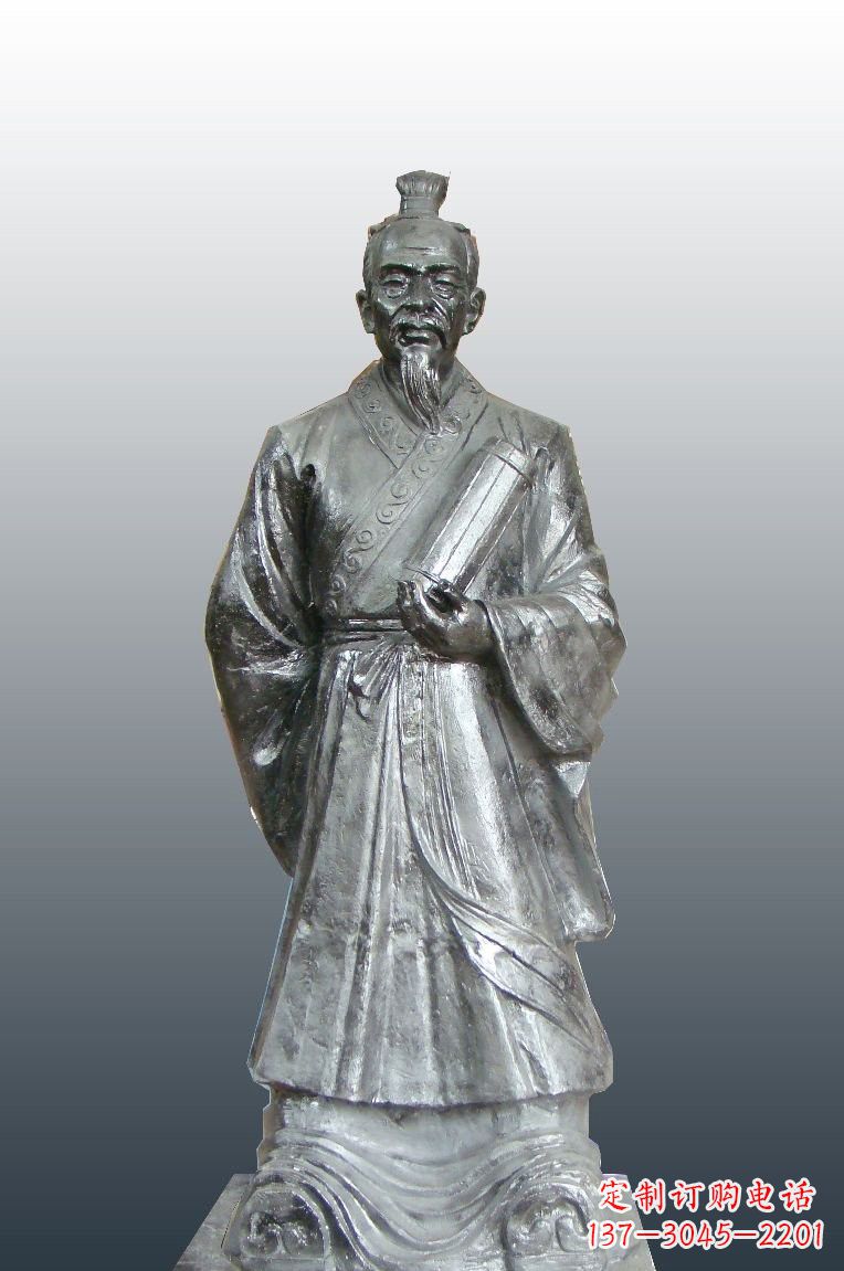 临沂铜雕扁鹊古代名医雕塑