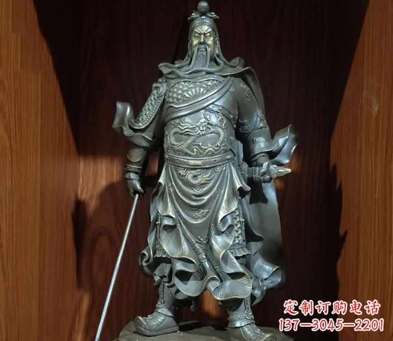 临沂铜雕关公人物雕塑